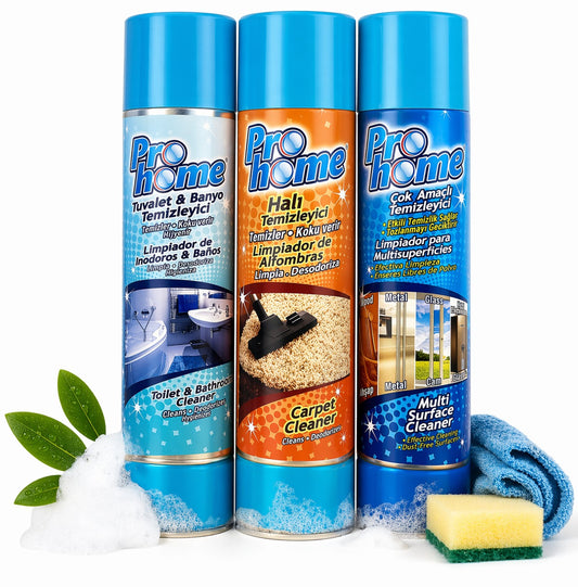 PACK DE ESPUMA PRO-HOME LIMPIEZA 3 FRASC